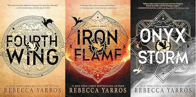 Forth Wing Book Covers Rebecca Yarros