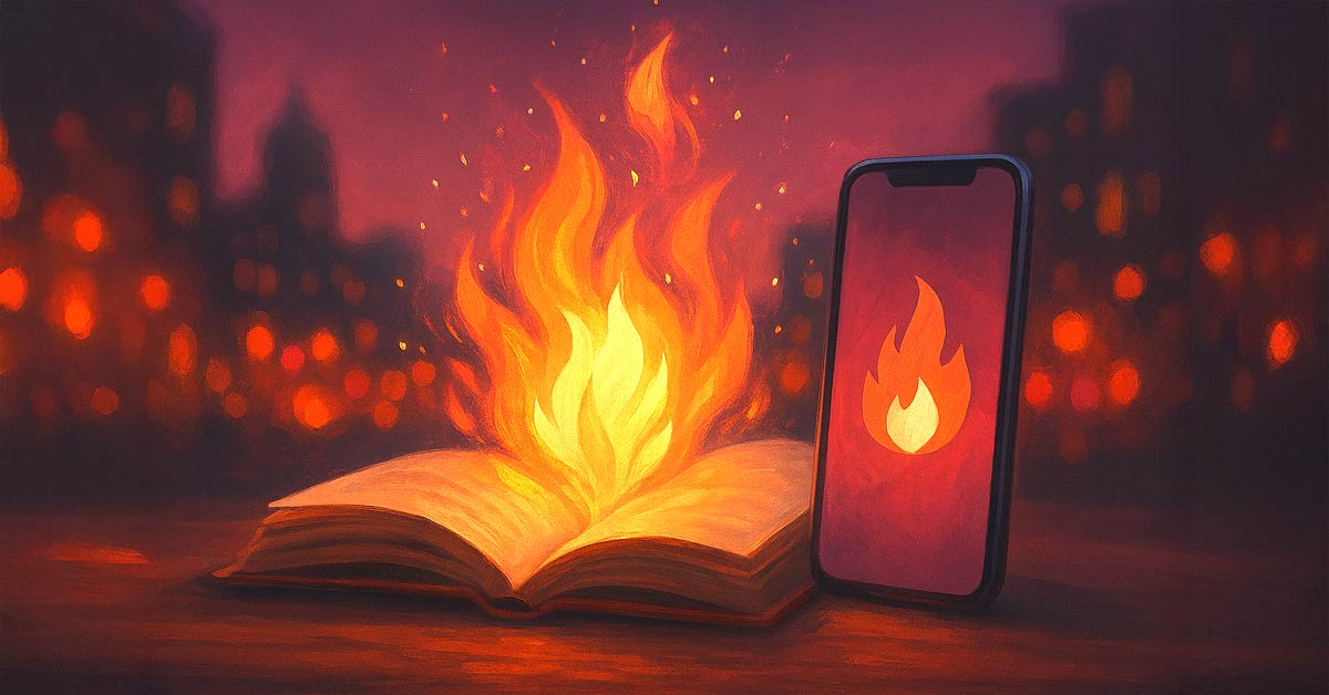 Collage of TikTok viral spicy romance books with bold titles and hearts